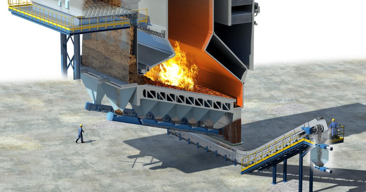 Dry bottom ash handling system for Biomass to Energy Boilers Magaldi