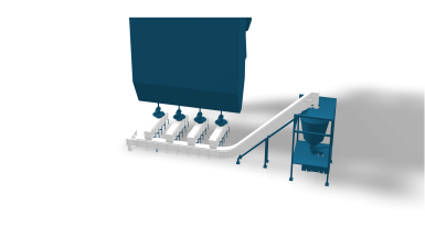 Fluidized bed ash extraction system