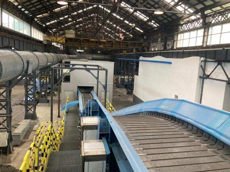 Nissan Cantabria, Magaldi Superbelt, shotblasting loading