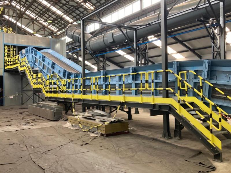 Nissan Cantabria, Magaldi Superbelt, shotblasting loading